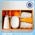 New ceramic bathroom set with watering can wholesaler
